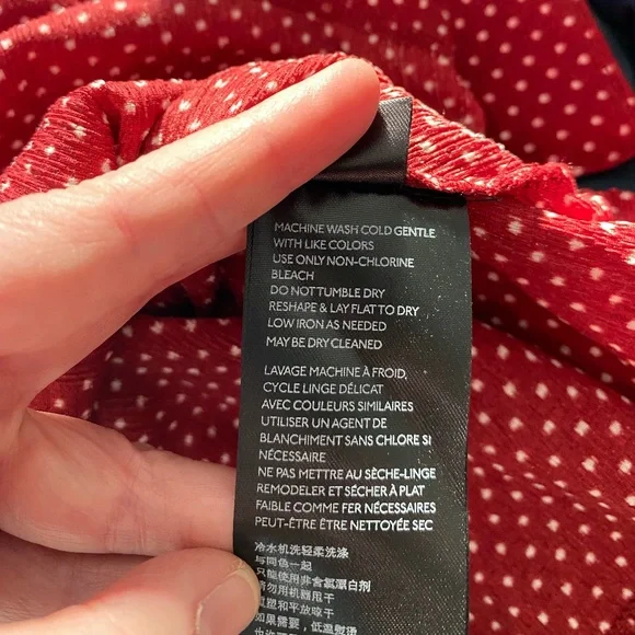 ANTHROPOLOGIE One Shoulder Tie-Waist Peplum Top - Picture 4 of 8